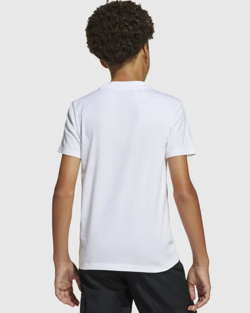 T-shirt Essentials Junior Bianco Bambino