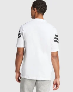 T-shirt Future Icons 3-Stripes Bianco Uomo
