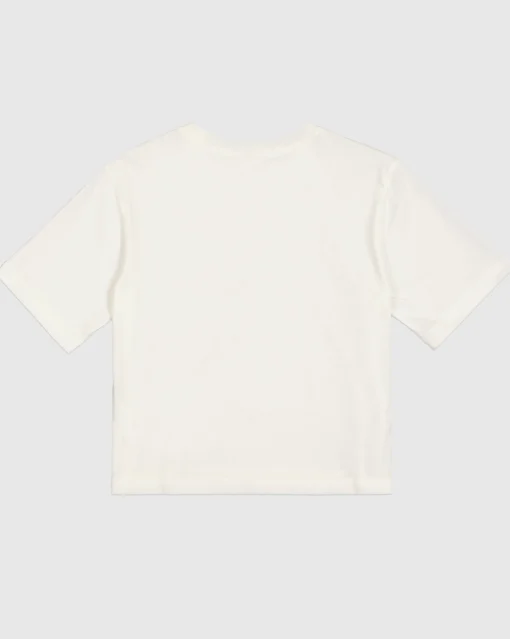 T-Shirt Girocollo Graphic Shop Bianco Bambina