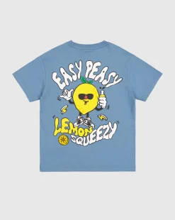T-shirt grafica Blu Bambino