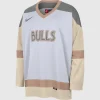 T-Shirt Hockey Chicago Bulls Bianco Uomo