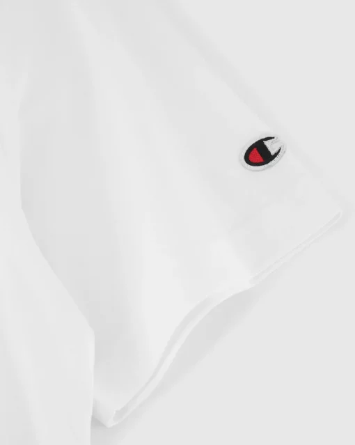 T-shirt in jersey di cotone con logo grande Bianco Uomo