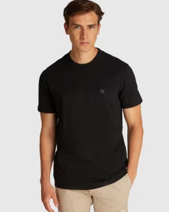 T-shirt in jersey pesante Nero Uomo