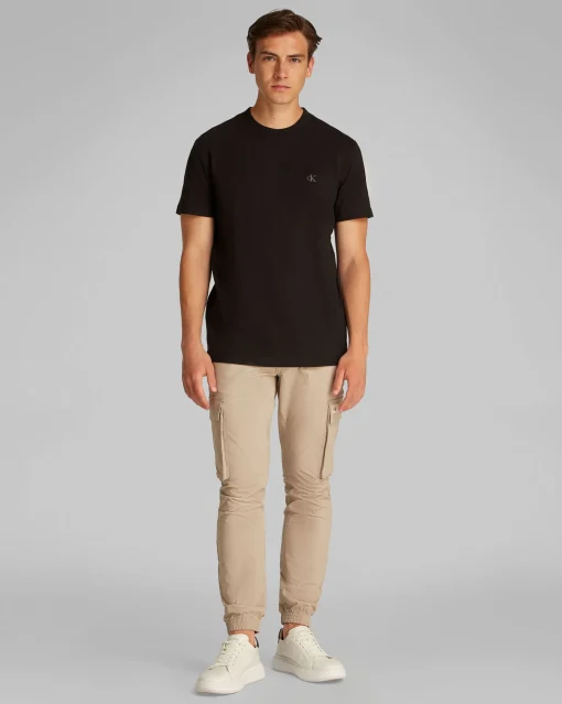 T-shirt in jersey pesante Nero Uomo