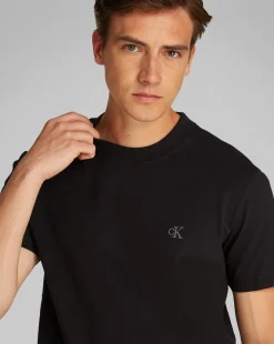 T-shirt in jersey pesante Nero Uomo