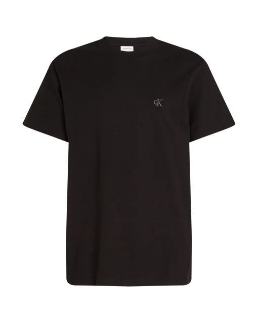 T-shirt in jersey pesante Nero Uomo