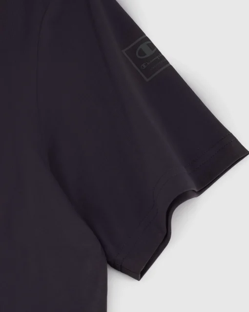 T-shirt in jersey quick-dry Nero Uomo