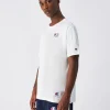 T-shirt jogtag in cotone Bianco Uomo
