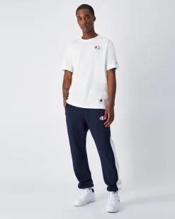T-shirt jogtag in cotone Bianco Uomo