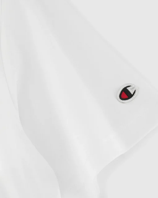 T-shirt jogtag in cotone Bianco Uomo