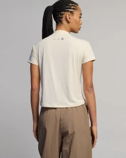 T-Shirt Manica Corta C-Tech Bianco Donna