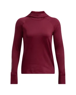 T-Shirt Manica Lunga Balaclava Cardinal Rosso Donna