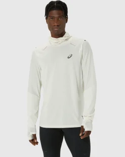 T-Shirt Maniche Lunghe Con Cappuccio MetaRun Winter Bianco Uomo