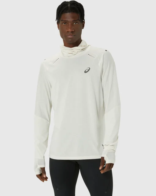 T-Shirt Maniche Lunghe Con Cappuccio MetaRun Winter Bianco Uomo