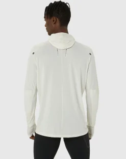 T-Shirt Maniche Lunghe Con Cappuccio MetaRun Winter Bianco Uomo