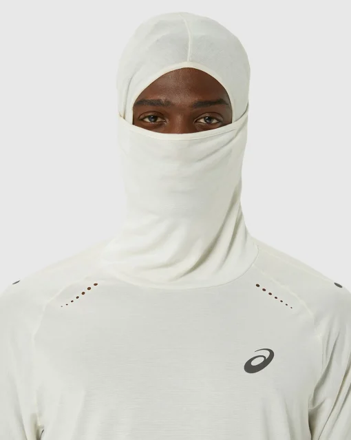 T-Shirt Maniche Lunghe Con Cappuccio MetaRun Winter Bianco Uomo