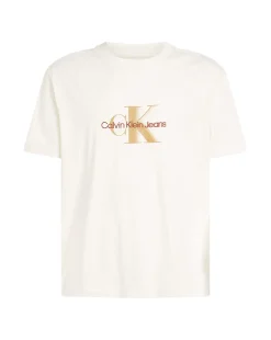T-Shirt Monologo Shift Bianco Uomo