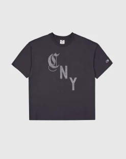 T-Shirt Oversize Girocollo From The Block Nero Donna