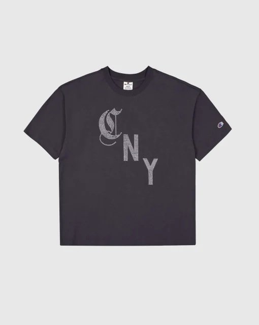 T-Shirt Oversize Girocollo From The Block Nero Donna