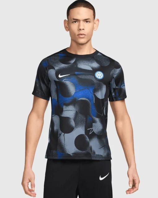T-Shirt Pre Match Inter Academy Pro Nero Uomo