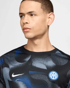 T-Shirt Pre Match Inter Academy Pro Nero Uomo