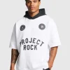 T-Shirt Project RockIcon Fleece White Bianco Uomo