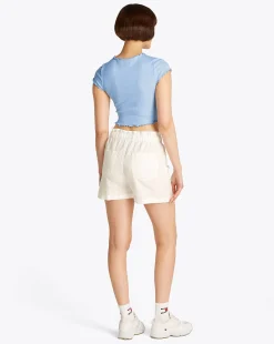 T-Shirt Slim Babylock Blu Donna