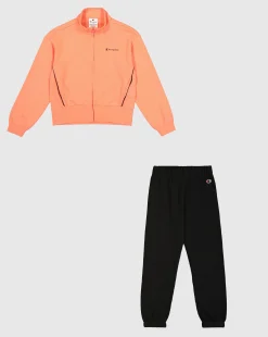 Tuta Full Zip Sweatsuits Rosa Bambina