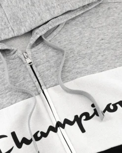 Tuta Full-Zip Con Cappuccio Sweatsuits Grigio Uomo