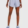 Under Armour Shorts UA Fly-By Elite 5" Bianco Donna